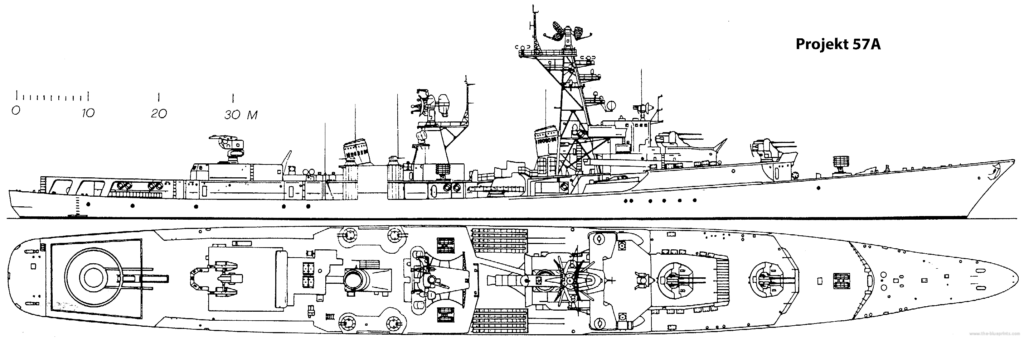 Krupny and Kanin class Destroyers (1959)