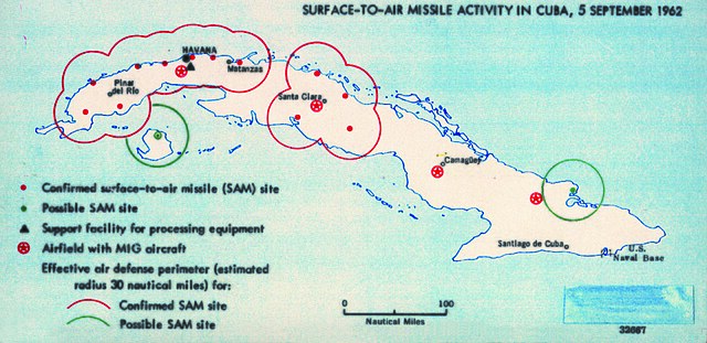 1962 missiles cuba map