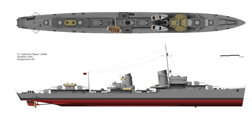 Rendition of Z1 as completed in 1937