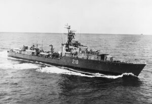 HMS Cayuga 1954
