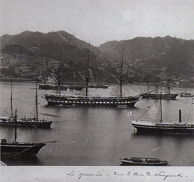 La Guerriere frigate in the Tonkin 1866