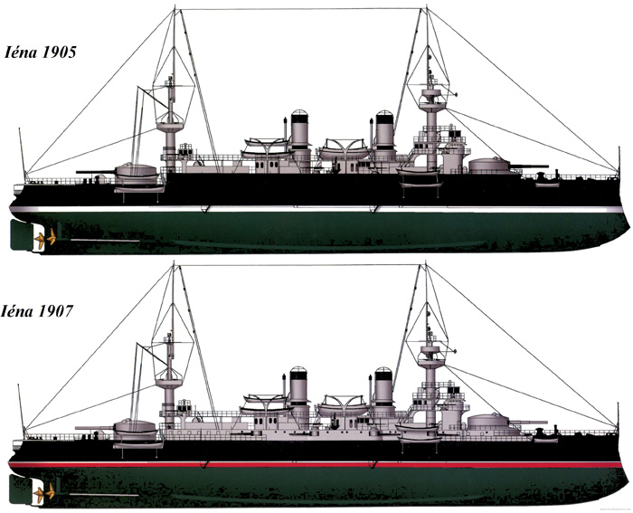 French pre-dreadnought Battleships Iéna (1898)