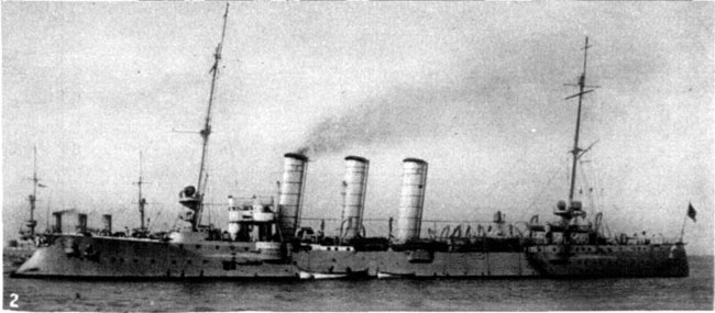 A Bremen class cruiser underway