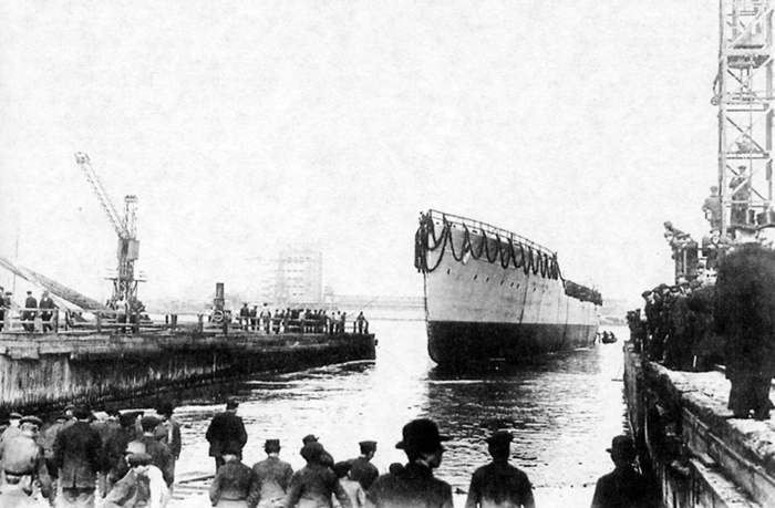 Pillau launch on 11 April 1914