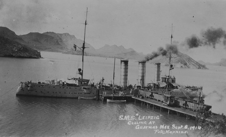 Leipzig off Mexico, Sept. 08, 1914