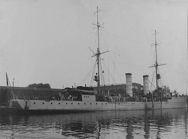 SMS_Albatross_in_port