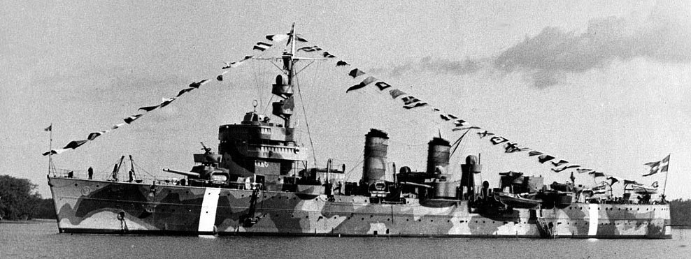 Fylgia, camouflaged in 1943-45