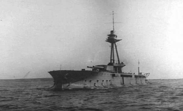 HMS Abercrombie in July 1915 (AWM)