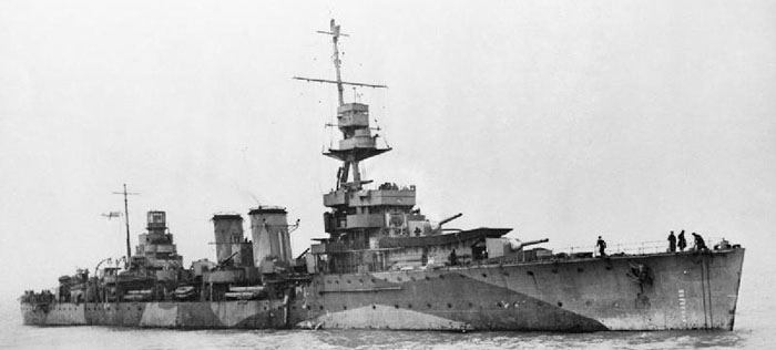 HMS Dauntless, April 1942