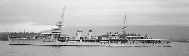 HMS Dragon at Vancouver, 1933