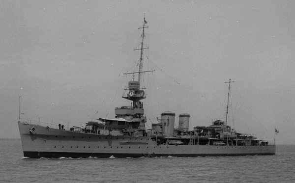 HMS Dunedin in the 1920s, Alan Green Coll