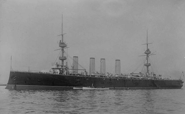 HMS Terrible 1895 at anchor
