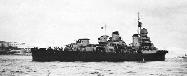 Africano with her Co-belligerence livery, 5 May 1943