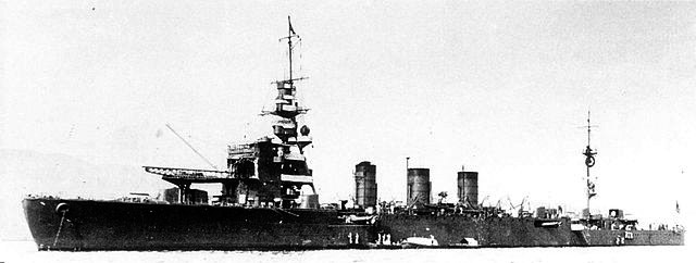 Japanese cruiser Kinu in 1931