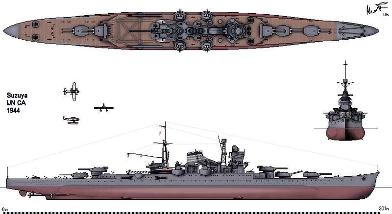 Zao Class Heavy Cruiser: IJN Kunimi - Shipbucket