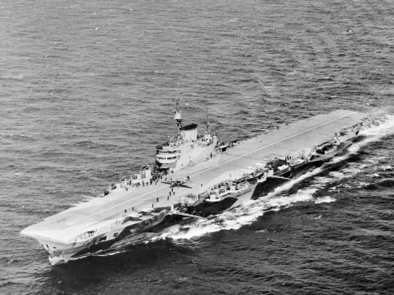 Indefatigable Underway 7 November 1944