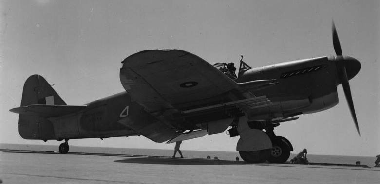 Fairey Firefly prepped to be launched