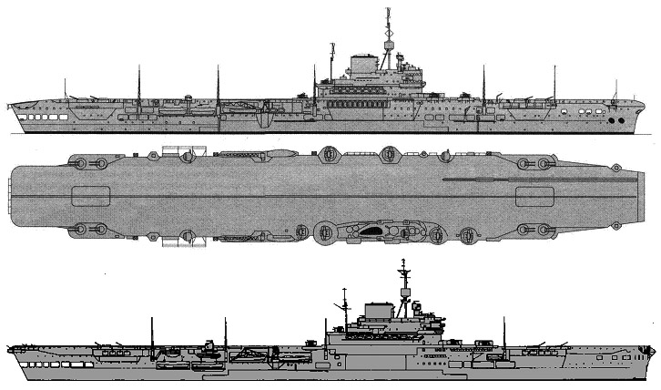 Illustrious class aircraft carriers (1939) - naval encyclopedia