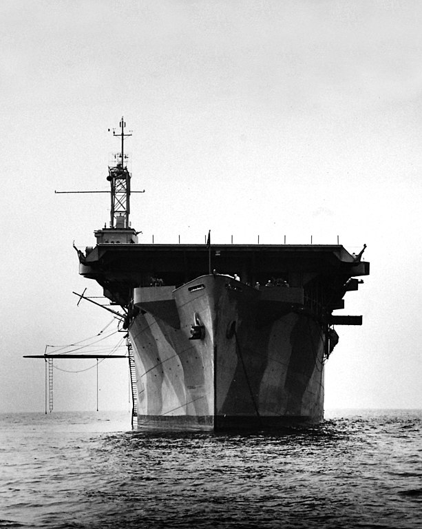 USS Charger at anchor, June 1942