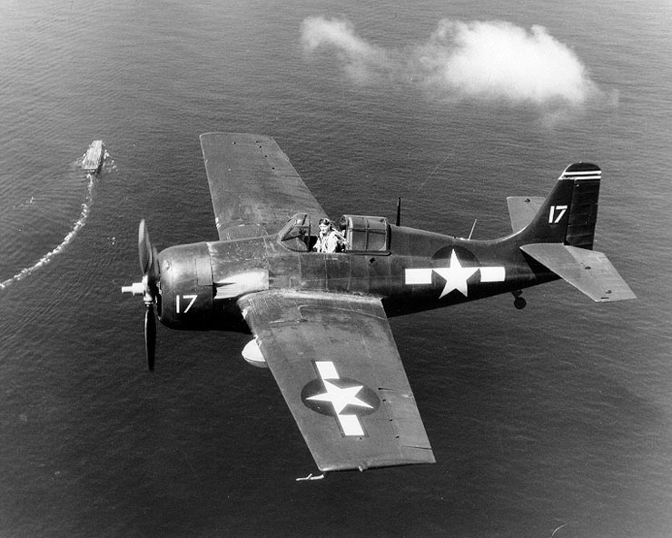 FM-2 on CVE-89, October 1944