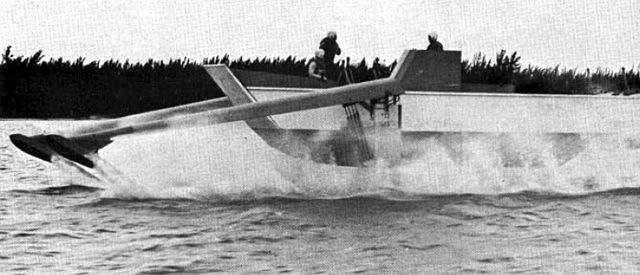 Halobates experimental hydrofoil circa 1958