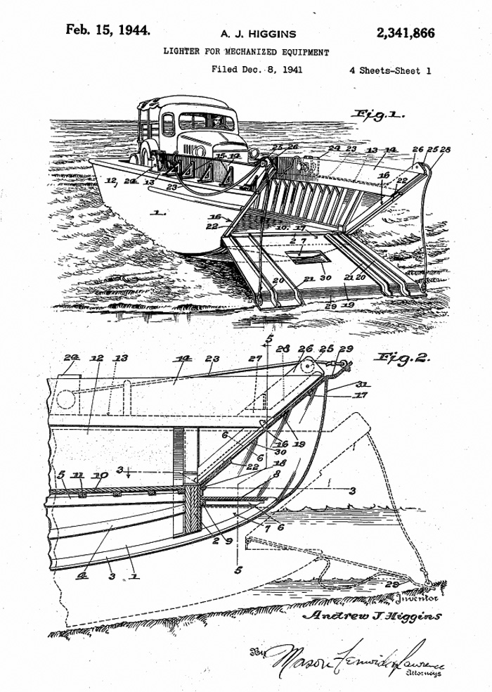 Early patent filed on Dec. 8, 1941