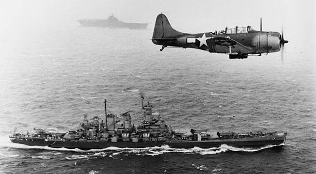 USS Washington in 1943