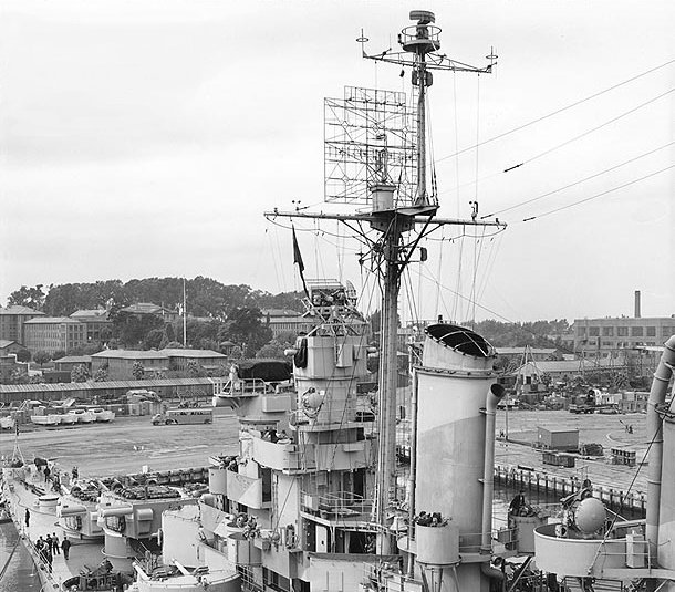 uss astoria radars