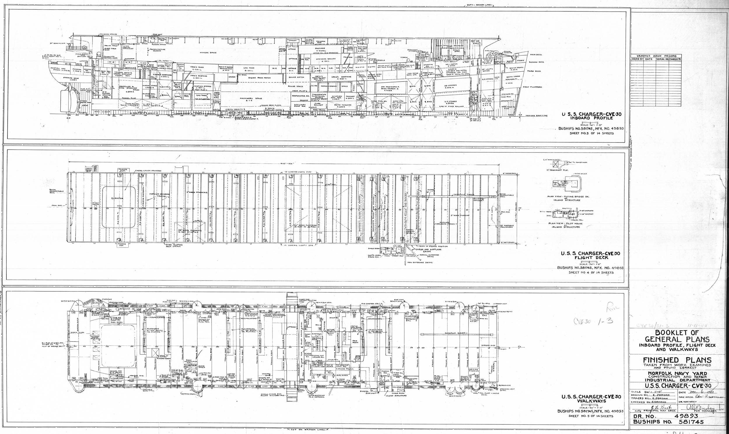 USS Charger, blueprint 2