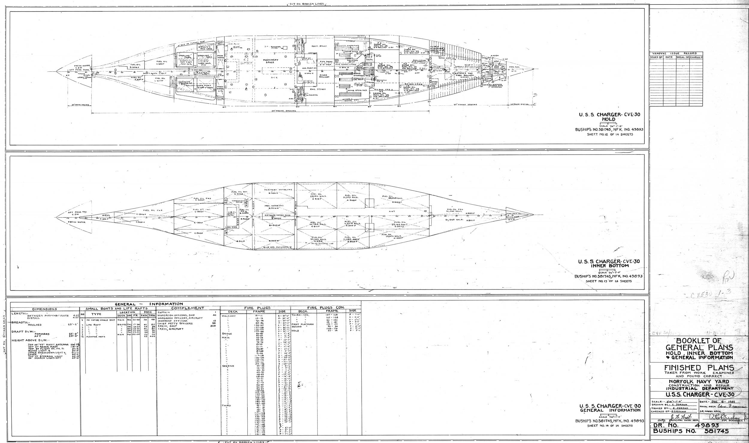 USS Charger, blueprint 5
