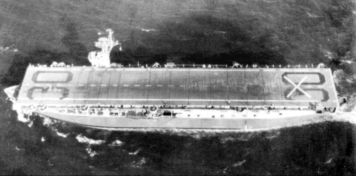 USS Charger underway in 1945