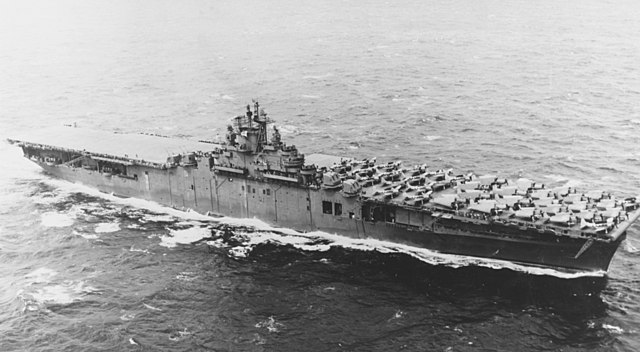 uss lexington underway 12 November 1943