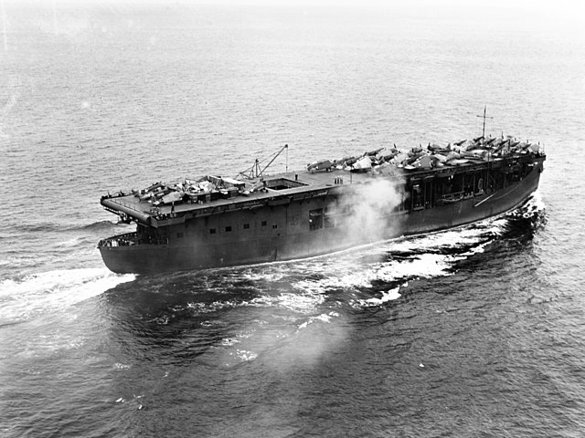 USS Long Island underway on 25 May 1943