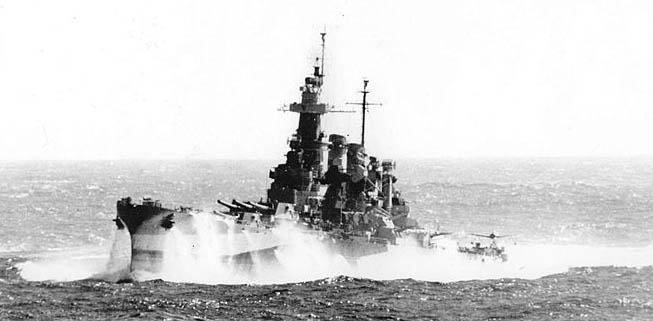 In heavy seas, December 1944