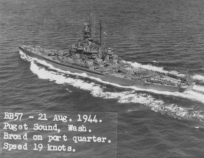 USS South Dakota out of Puget Sound