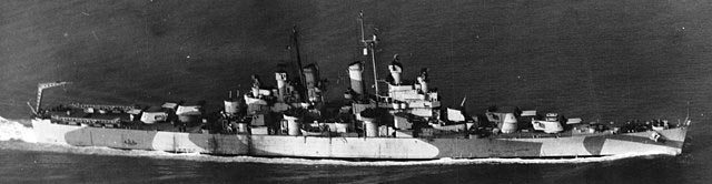 USS Topeka, underway off Boston, Massachusetts, 1 January 1945