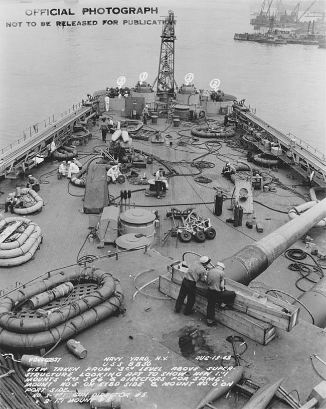 USS_Washington_stern_area_NARA