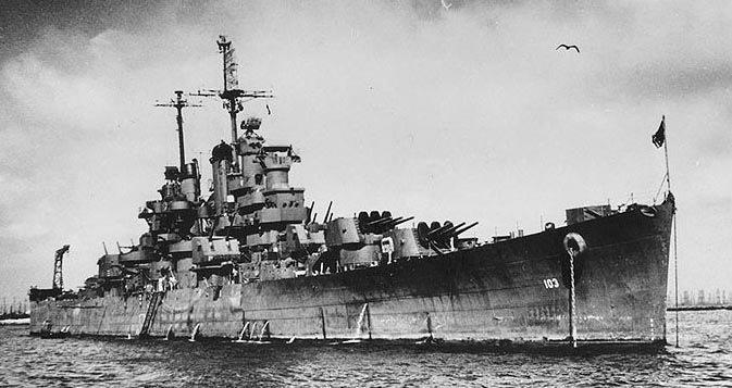 USS Wilkes-Barre circa 31 January 1946