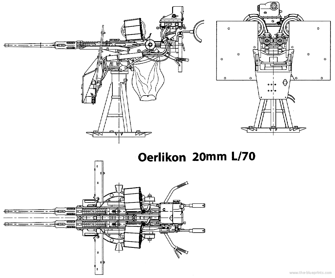 Twin oerlikon 20mm/70 Mk12