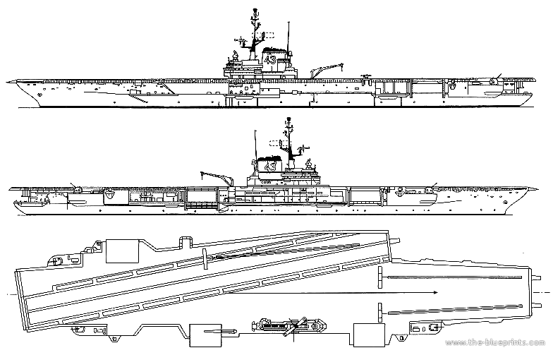 Midway class fleet aircraft carriers (1945)